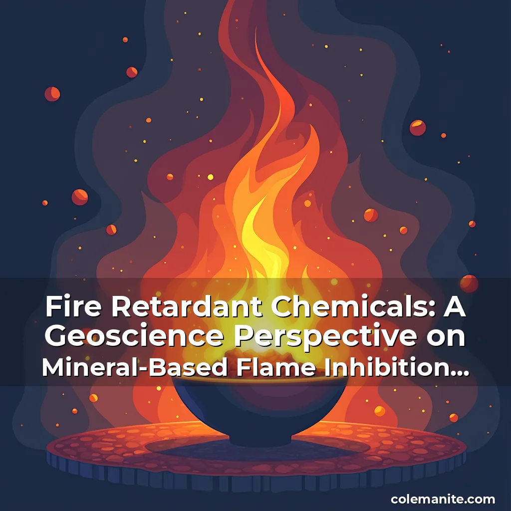 Read more about the article Fire Retardant Chemicals: A Geoscience Perspective on Mineral-Based Flame Inhibition Technologies