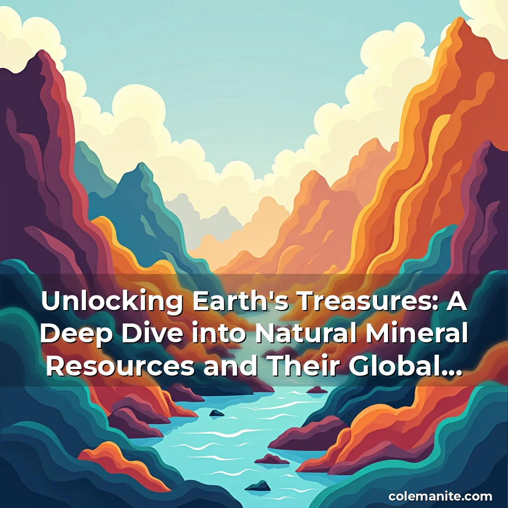 Read more about the article Unlocking Earth’s Treasures: A Deep Dive into Natural Mineral Resources and Their Global Impact