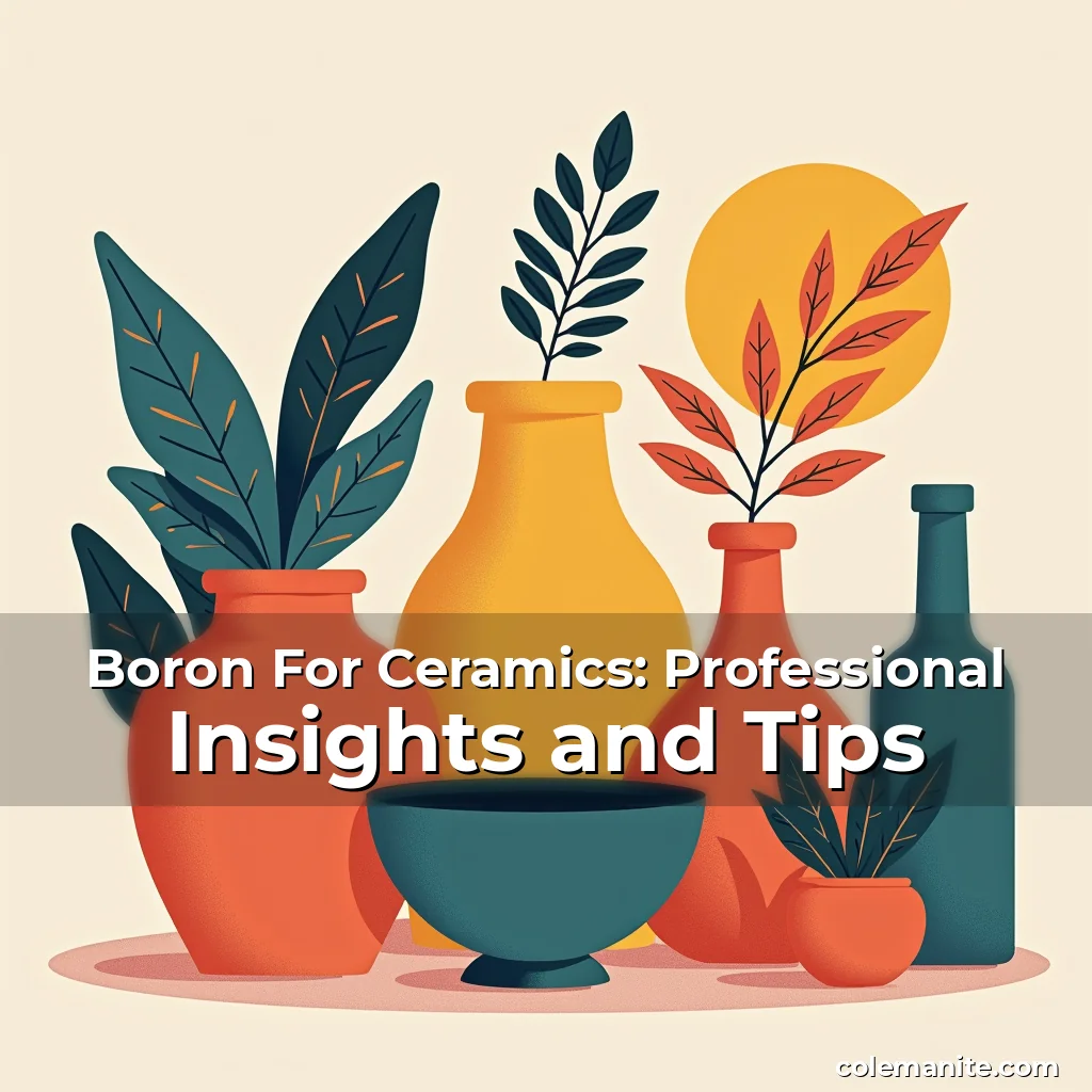 Read more about the article Boron For Ceramics: Professional Insights and Tips